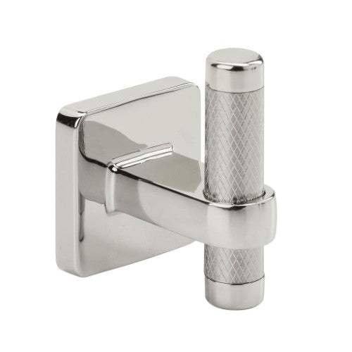 Bronx Zinc & Stainless Steel Polished Nickel Hook 1