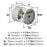 Ballard Zinc Polished Nickel Cabinet Knob 4