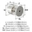 Balon Zinc Polished Nickel Cabinet Knob 4