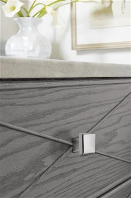 Blackrock Zinc Polished Nickel Cabinet Knob 9