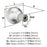Cowrie Zinc Polished Nickel Cabinet Knob 2