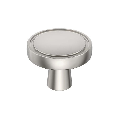 Destine Zinc Polished Nickel Cabinet Knob 1