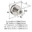 Fairfax Zinc Polished Nickel Cabinet Knob 4