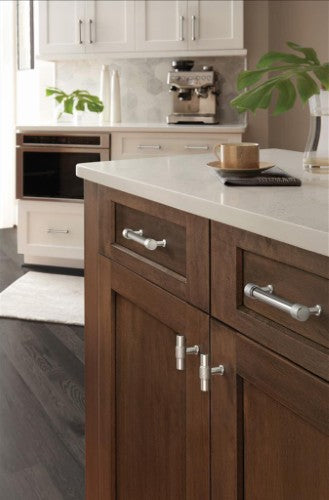 Faraday Zinc Polished Nickel Cabinet Knob 9