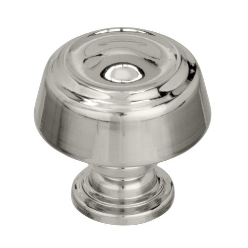 Kane Zinc Polished Nickel Cabinet Knob 1