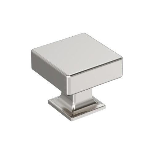 Lintel Zinc Polished Nickel Cabinet Knob 1