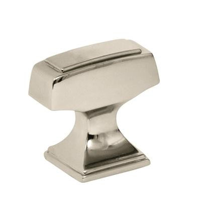 Mulholland Zinc Polished Nickel Cabinet Knob 1