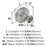 Oberon Zinc Polished Nickel Cabinet Knob 3