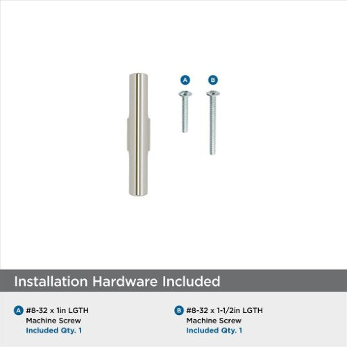 Riva Zinc Polished Nickel Cabinet Knob 5