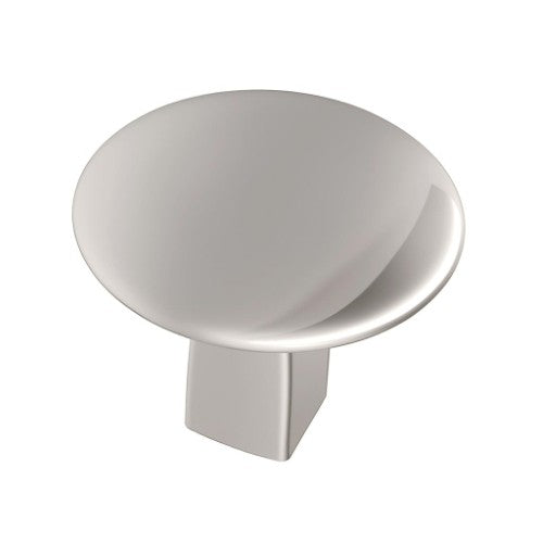 Riva Zinc Polished Nickel Cabinet Knob 1