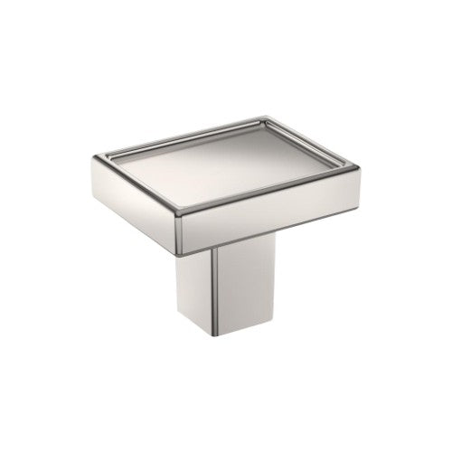 Rockhurst Zinc Polished Nickel Cabinet Knob 2