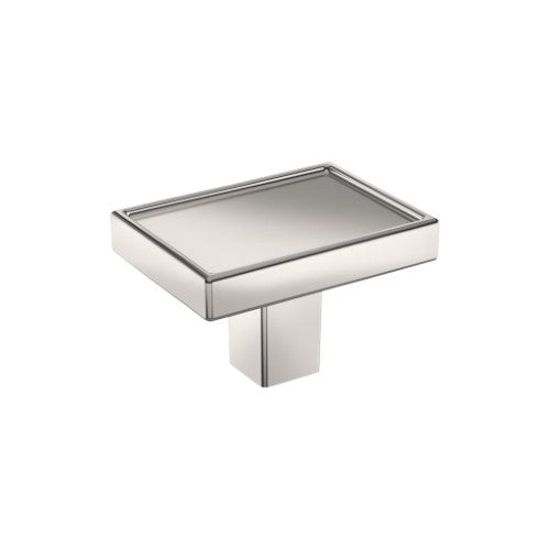 Rockhurst Zinc Polished Nickel Cabinet Knob 1