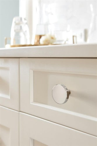 Versa Zinc Polished Nickel Cabinet Knob 4