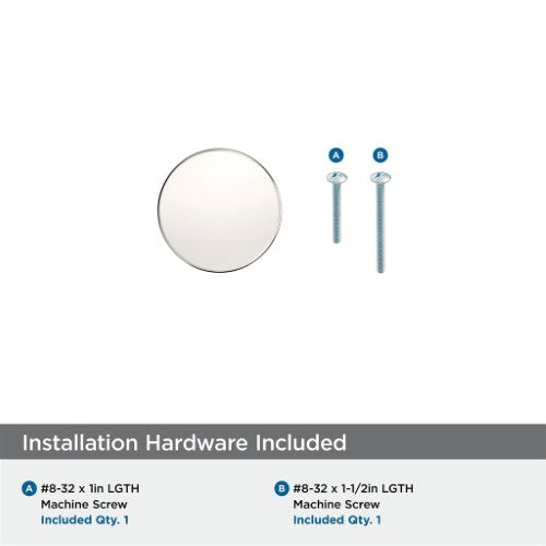 Versa Zinc Polished Nickel Cabinet Knob 3