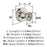 Winsome Zinc Polished Nickel Cabinet Knob 2