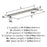 Monument Aluminum Polished Nickel Cabinet Pull 14