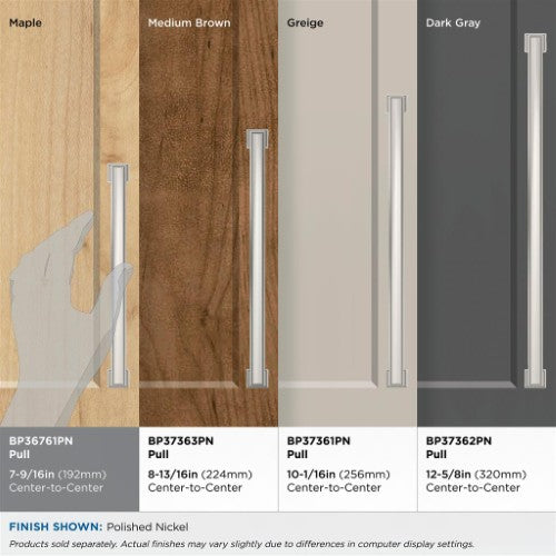 Appoint Zinc Polished Nickel Cabinet Pull 21