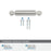 Balata Zinc Polished Nickel Cabinet Pull 19