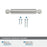 Balata Zinc Polished Nickel Cabinet Pull 20