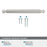 Balata Zinc Polished Nickel Cabinet Pull 22