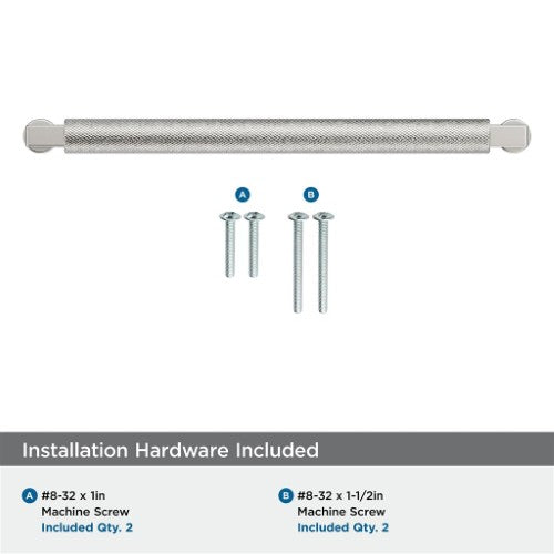Balata Zinc Polished Nickel Cabinet Pull 23