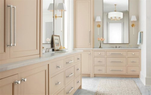 Balata Zinc Polished Nickel Cabinet Pull 30