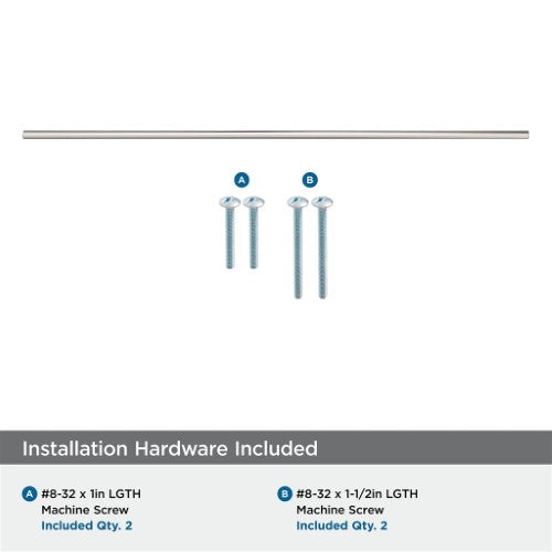 Bar Pulls Carbon Steel Polished Nickel Cabinet Pull 33