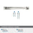 Bellamy Zinc Polished Nickel Cabinet Pull 22