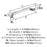 Bellamy Zinc Polished Nickel Cabinet Pull 12