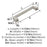 Blackrock Zinc Polished Nickel Cabinet Pull 9