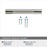 Bronx Zinc & Stainless Steel Polished Nickel Cabinet Pull 15