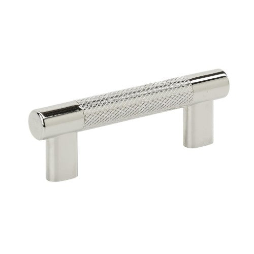 Bronx Zinc & Stainless Steel Polished Nickel Cabinet Pull 3