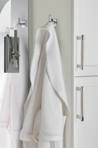 Bronx Zinc & Stainless Steel Polished Nickel Cabinet Pull 21