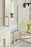 Coble Zinc Polished Nickel Cabinet Pull 26