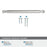 Coble Zinc Polished Nickel Cabinet Pull 21