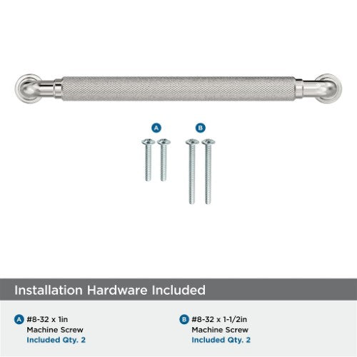 Collet Zinc Polished Nickel Cabinet Pull 20