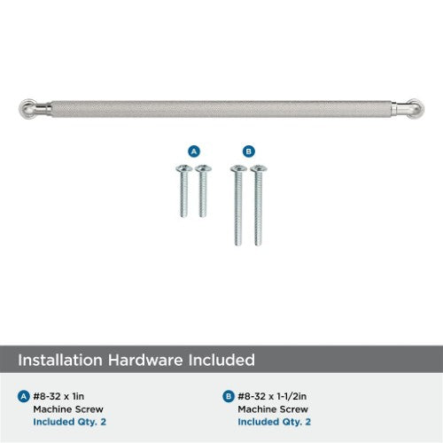 Collet Zinc Polished Nickel Cabinet Pull 23