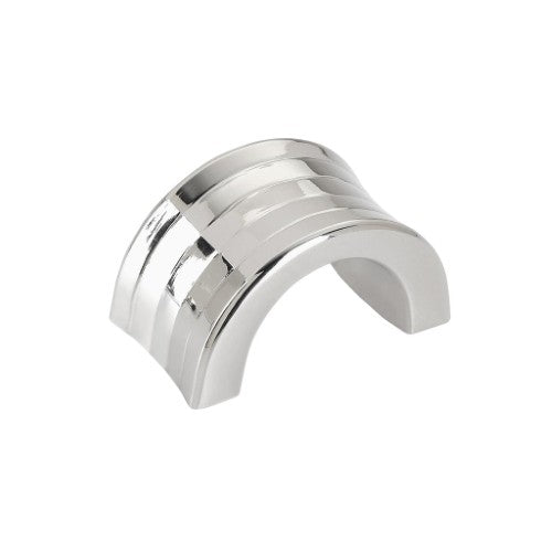 Concentric Zinc Polished Nickel Cabinet Pull 1