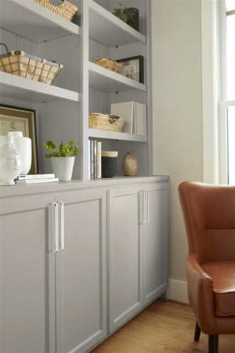 Concentric Zinc Polished Nickel Cabinet Pull 6