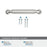 Cowrie Zinc Polished Nickel Cabinet Pull 18