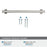 Davenport Zinc Polished Nickel Cabinet Pull 24