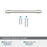 Destine Zinc Polished Nickel Cabinet Pull 19