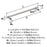 Destine Zinc Polished Nickel Cabinet Pull 15