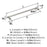 Destine Zinc Polished Nickel Cabinet Pull 16