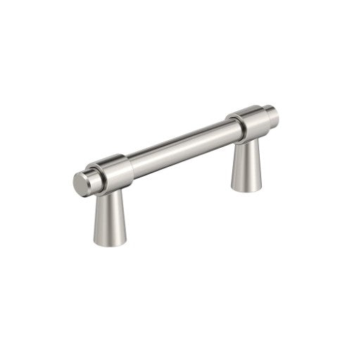 Destine Zinc Polished Nickel Cabinet Pull 1