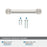 Dupont Circle Zinc Polished Nickel Cabinet Pull 21