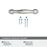 Enlivity Zinc Polished Nickel Cabinet Pull 17
