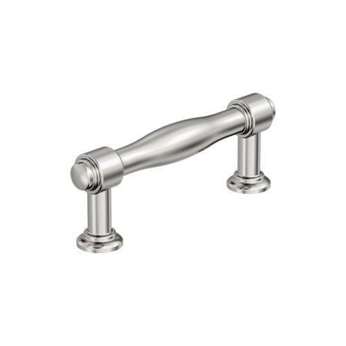Enlivity Zinc Polished Nickel Cabinet Pull 1