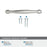 Enlivity Zinc Polished Nickel Cabinet Pull 22