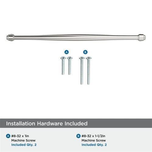 Enlivity Zinc Polished Nickel Cabinet Pull 20
